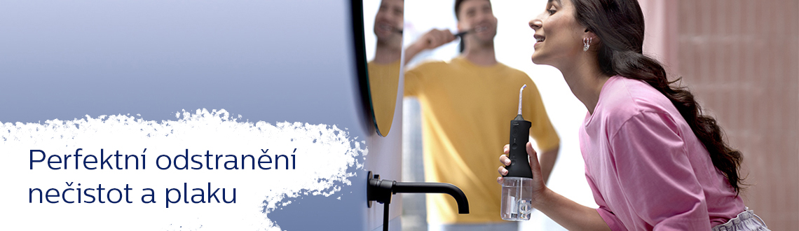 Obr&aacute;zok PHILIPS&nbsp;Sonicare&nbsp;Power Flosser HX3806/33 medzizubn&aacute; &uacute;stna sprcha čierna (2)