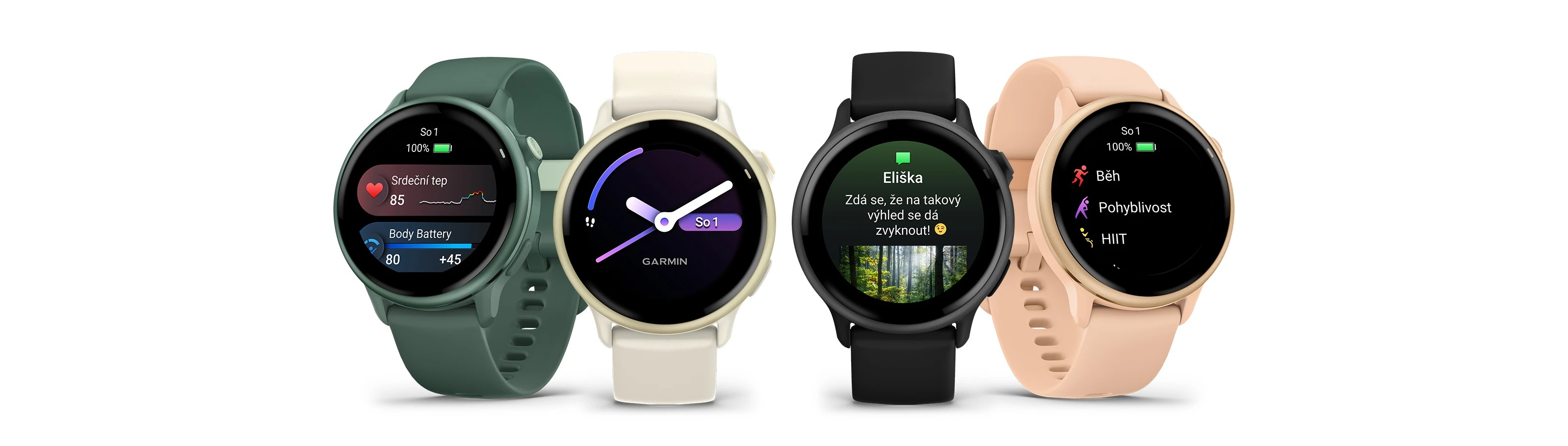 Obrázok GARMIN Vívoactive 6 Metallic Jasper Green/Jasper Green chytré hodinky