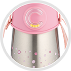 Obr&aacute;zok CANPOL BABIES Termofľa&scaron;a so silik&oacute;novou slamkou ružov&aacute; 12m+ 300 ml (3)