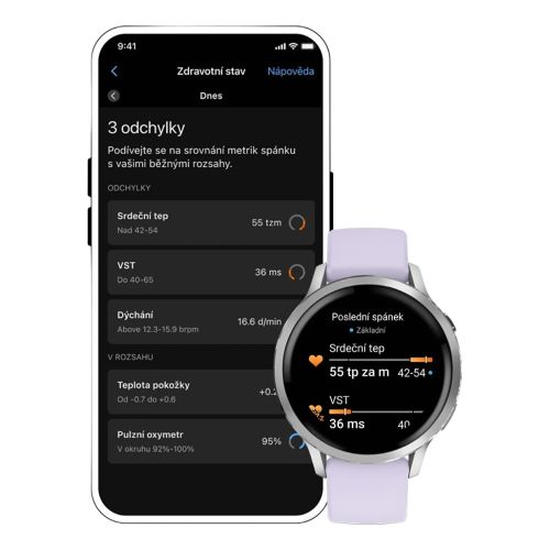 Obrázok GARMIN Venu 4 - 41&nbsp;mm Lunar Gold/Bone chytré hodinky (4)