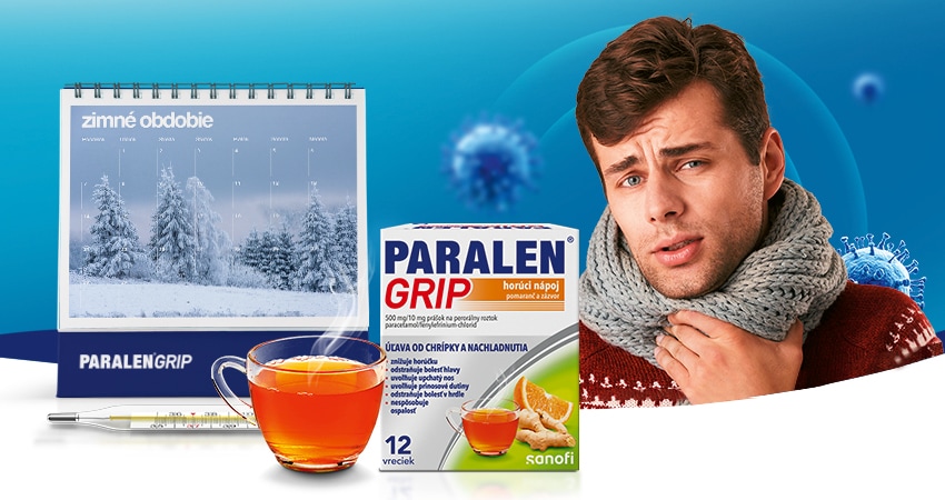 Obrázok PARALEN Grip horúci nápoj pomaranč a zázvor 12 vrecúšok (9)