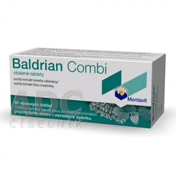 BALDRIAN Combi 100 mg/90 mg obalené tablety 50 ks