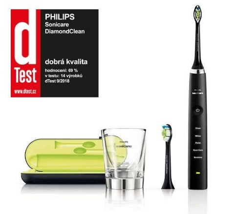 Obr&aacute;zok PHILIPS DiamondClean Black HX9352/04 Sonick&aacute; elektrick&aacute; zubn&aacute; kefka s nab&iacute;jac&iacute;m poh&aacute;rom (2)