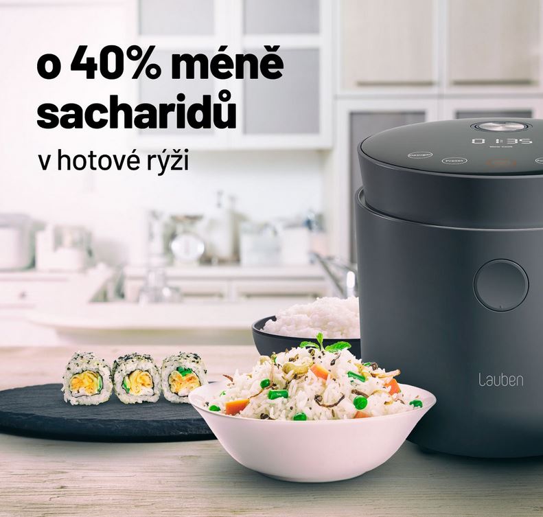 Obr&aacute;zok LAUBEN Low Sugar Rice Cooker 1500AT ryžovar