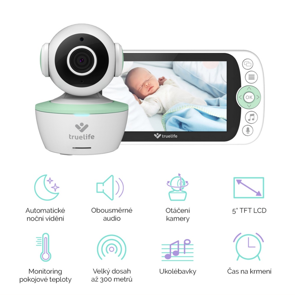 Obrázok TrueLife NannyCam R360 detská video pestúnka