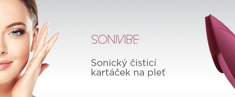 Obrázok SONIVIBE SK9003 Čistiaca sonická kefka na tvár, magenta haze