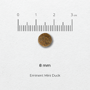 Obrázok EMINENT Mini Adult Duck granuly pre aktívnych psov 2 kg (3)