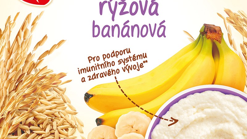 Obrázok HAMI Nemliečna kaša ryžová banánová 4m+ 170 g