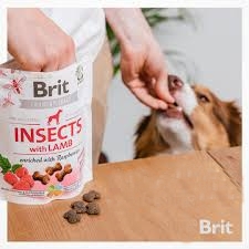 Obrázek BRIT Care Crunchy Snack Insects with Lamb pamlsky s hmyzem a jehněčím pro psy 200 g