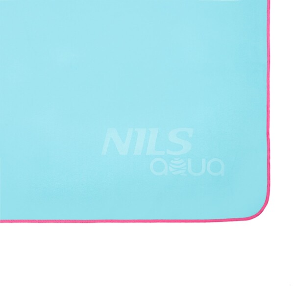 Obrázok NILS Aqua NAR13 uterák z mikrovlákna svetlo modrý-ružový 200 x 90 cm (2)