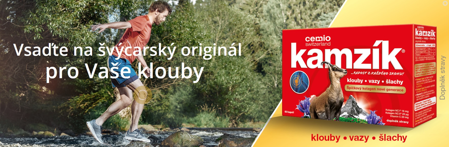 Obr&aacute;zok CEMIO Kamz&iacute;k kĺby, v&auml;zy, &scaron;ľachy 60 kaps&uacute;l