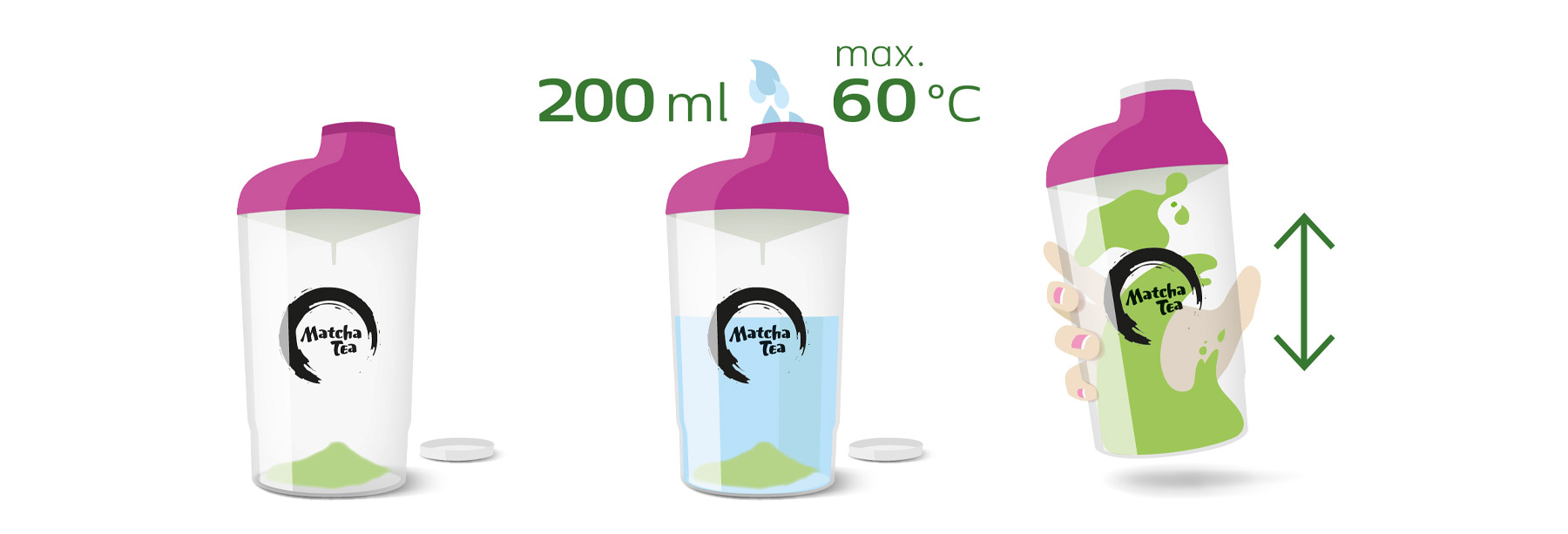Obrázek MATCHA TEA Shake jahoda 30 g BIO (3)