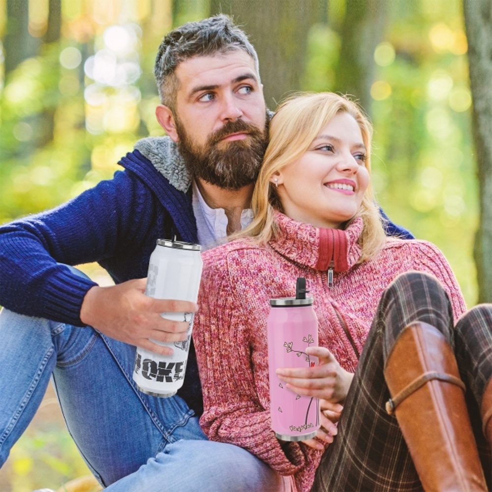 Obrázok ORION Termoska-plechovka nerez srdiečka strom 0,4 l