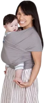 Obr&aacute;zok BOBA Wrap Bamboo Light Grey Nosič det&iacute; &scaron;atka 1 kus