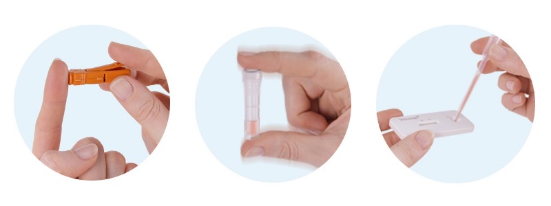 Obr&aacute;zok VEROVAL Dom&aacute;ci CRP test "Pom&ocirc;žu v&aacute;m pri liečen&iacute; antibiotik&aacute;?" 1 ks