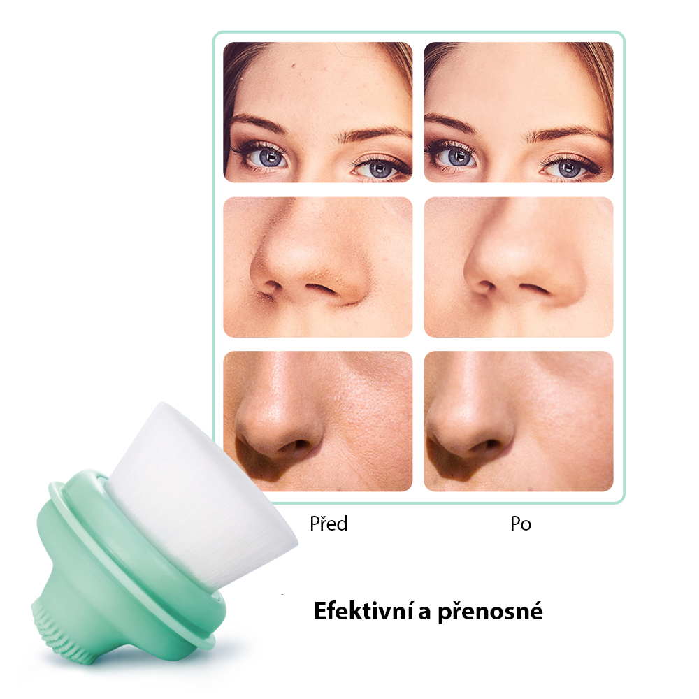 Obr&aacute;zok TOUCHBeauty 1762 Silik&oacute;nov&aacute; kefka na pleť