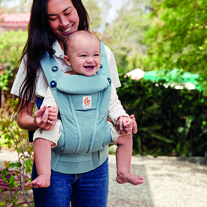 Obr&aacute;zok ERGOBABY Omni Breeze nosič slate blue (2)