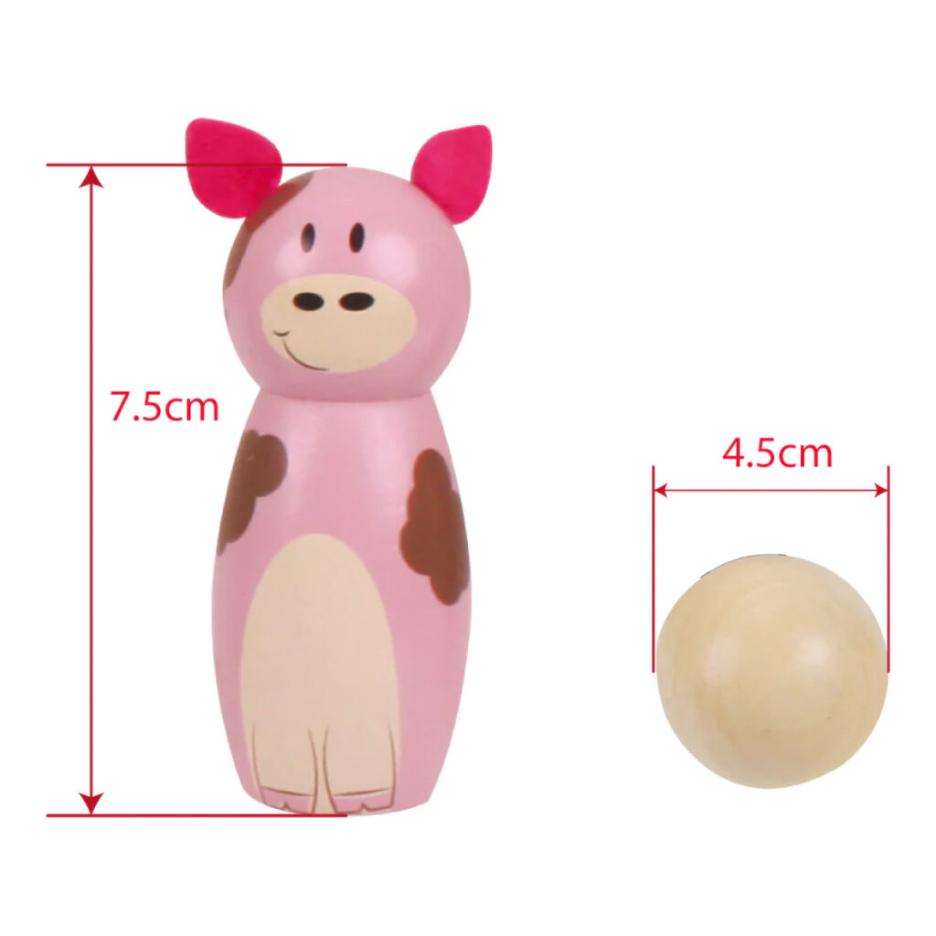 Obr&aacute;zok BIGJIGS Toys dreven&eacute; kolky farma