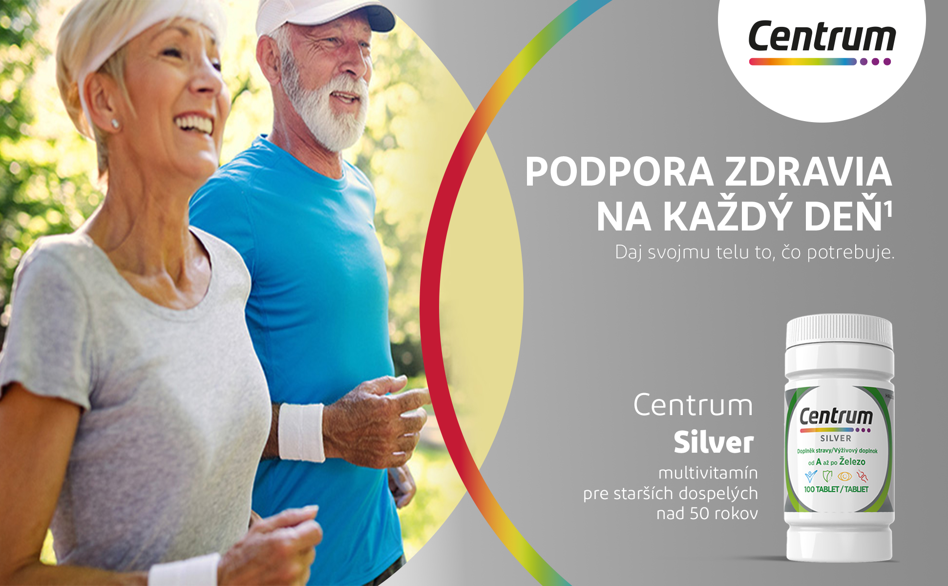 Obrázok CENTRUM Multivitamín silver 50+ 100 tabliet