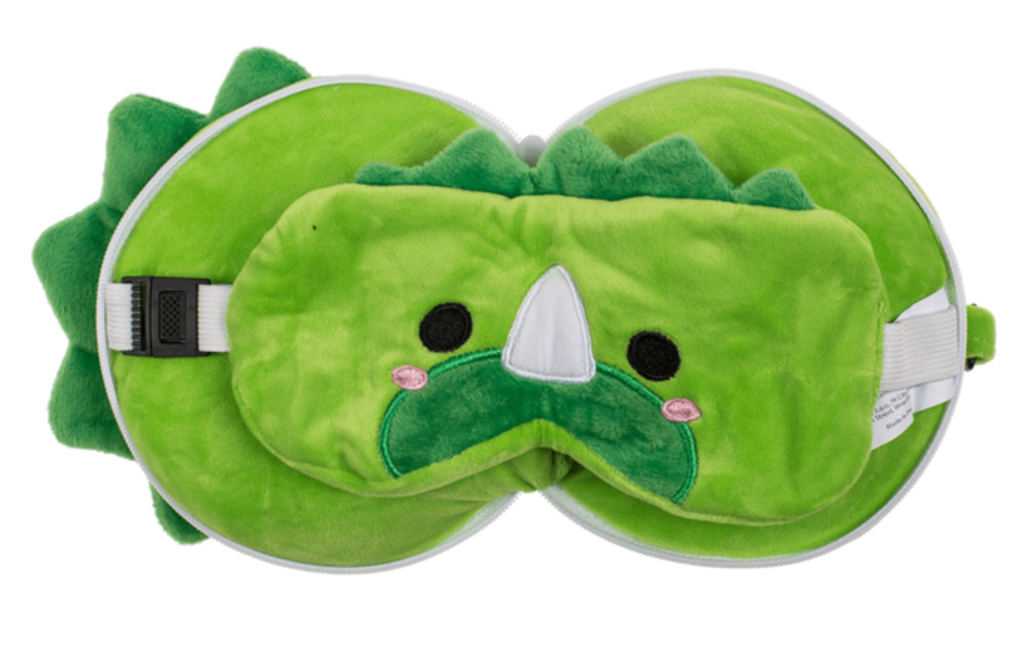 Obr&aacute;zok OOTB Cestovn&yacute; ply&scaron;ov&yacute; vank&uacute;&scaron;ik s maskou na oči dinosaurus