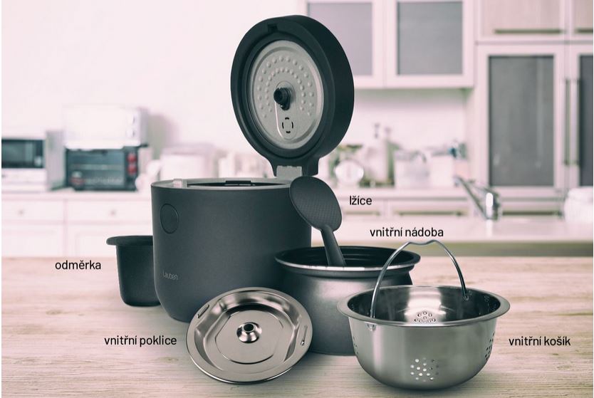 Obr&aacute;zok Lauben Low Sugar Rice Cooker 1500WT ryžovar