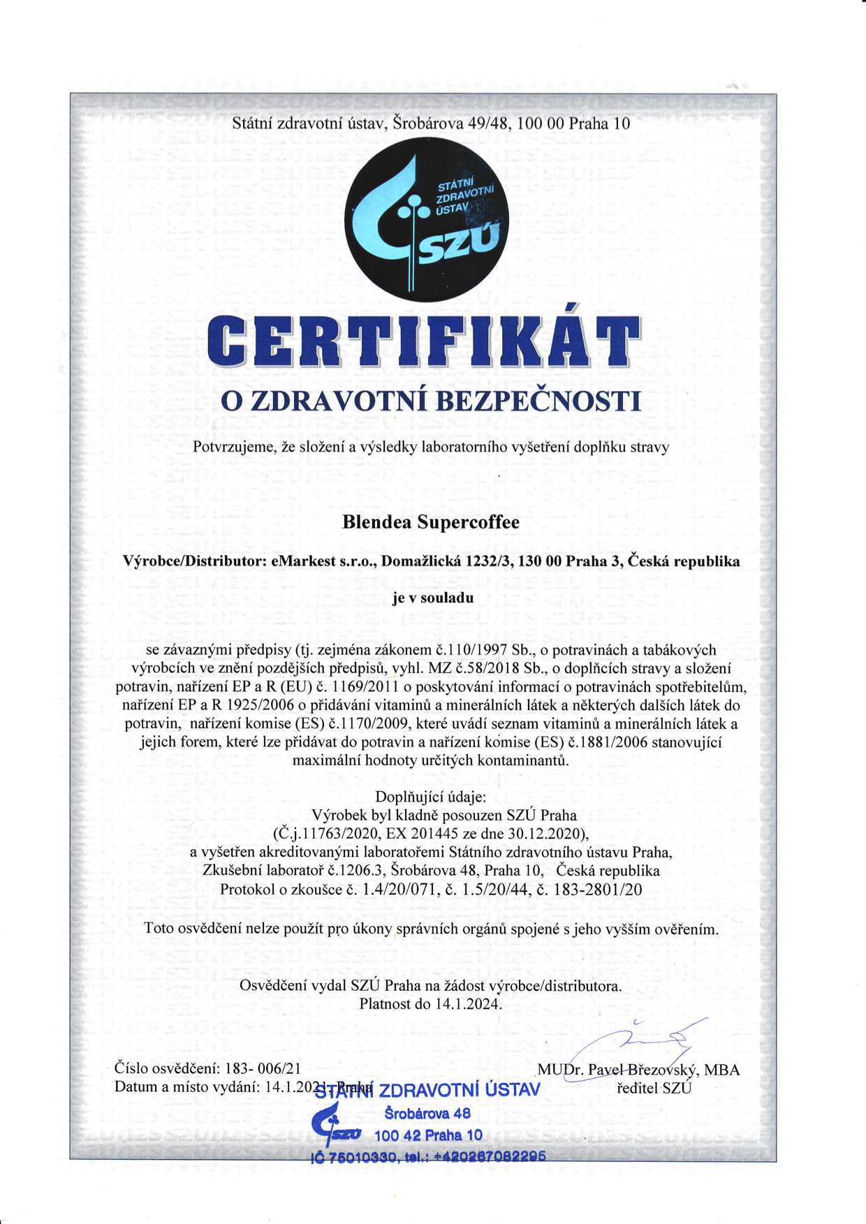 Obrázok BLENDEA Supercoffee 100 g