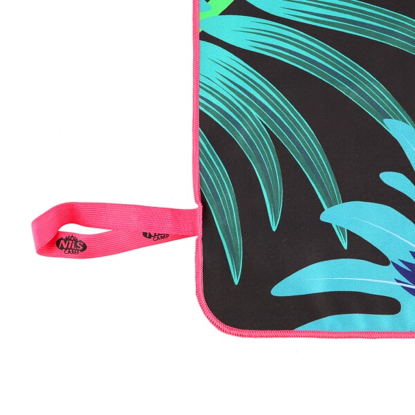 Obrázek NILS Camp NCR14 ručník z mikrovlákna listy 160 x 80 cm (2)