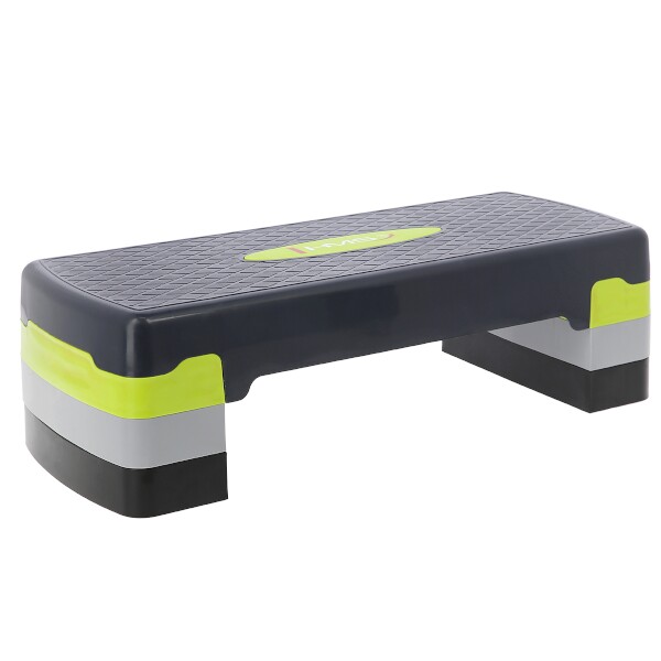 Obr&aacute;zok HMS AS002 Step na aerobik zeleno-siv&yacute;