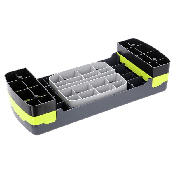 Obr&aacute;zok HMS AS002 Step na aerobik zeleno-siv&yacute; (2)