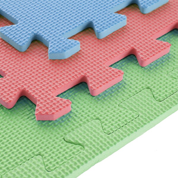 Obrázok ONE Fitness MP10 ochranná puzzle zelená-modrá-červená