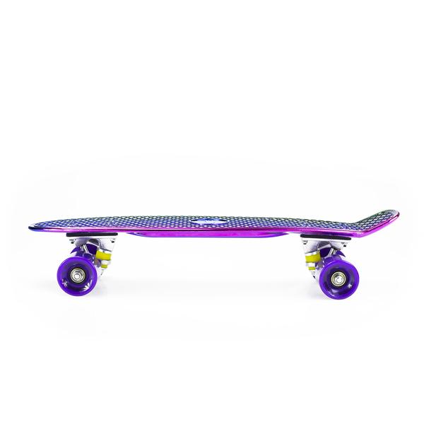Obr&aacute;zok NILS Extreme PennyBoard PNB01 rainbow electrostyle