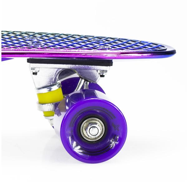 Obr&aacute;zok NILS Extreme PennyBoard PNB01 rainbow electrostyle (2)