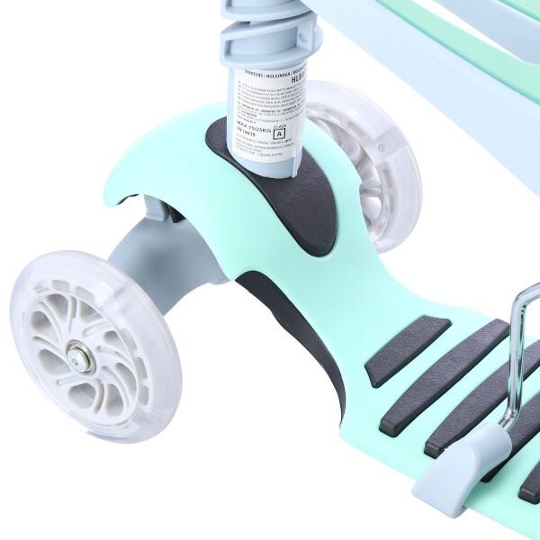 Obr&aacute;zok NILS Fun HLB07 4v1 Kolobežka trojkolesov&aacute; &scaron;edo-mentolov&aacute; (2)