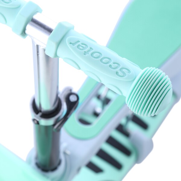 Obr&aacute;zok NILS Fun HLB07 4v1 Kolobežka trojkolesov&aacute; &scaron;edo-mentolov&aacute; (4)