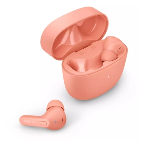 Obrázek PHILIPS TAT2206PK/00 bezdrátová sluchátka v růžové barvě