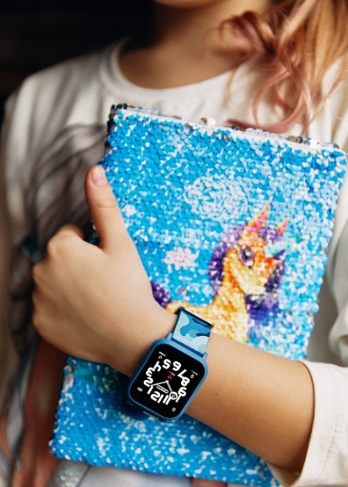 Obr&aacute;zok CANYON My Dino KW-33 BLUE/CAMO smart hodinky modr&eacute; (2)