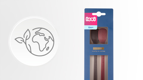 Obr&aacute;zok LOVI Prv&eacute; kŕmiace lyžičky Tamarillo 2 ks (6)