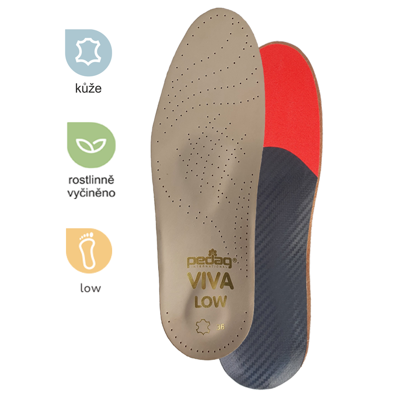 Obr&aacute;zok PEDAG Viva low ortopedick&aacute; vložka s patentom 1 p&aacute;r