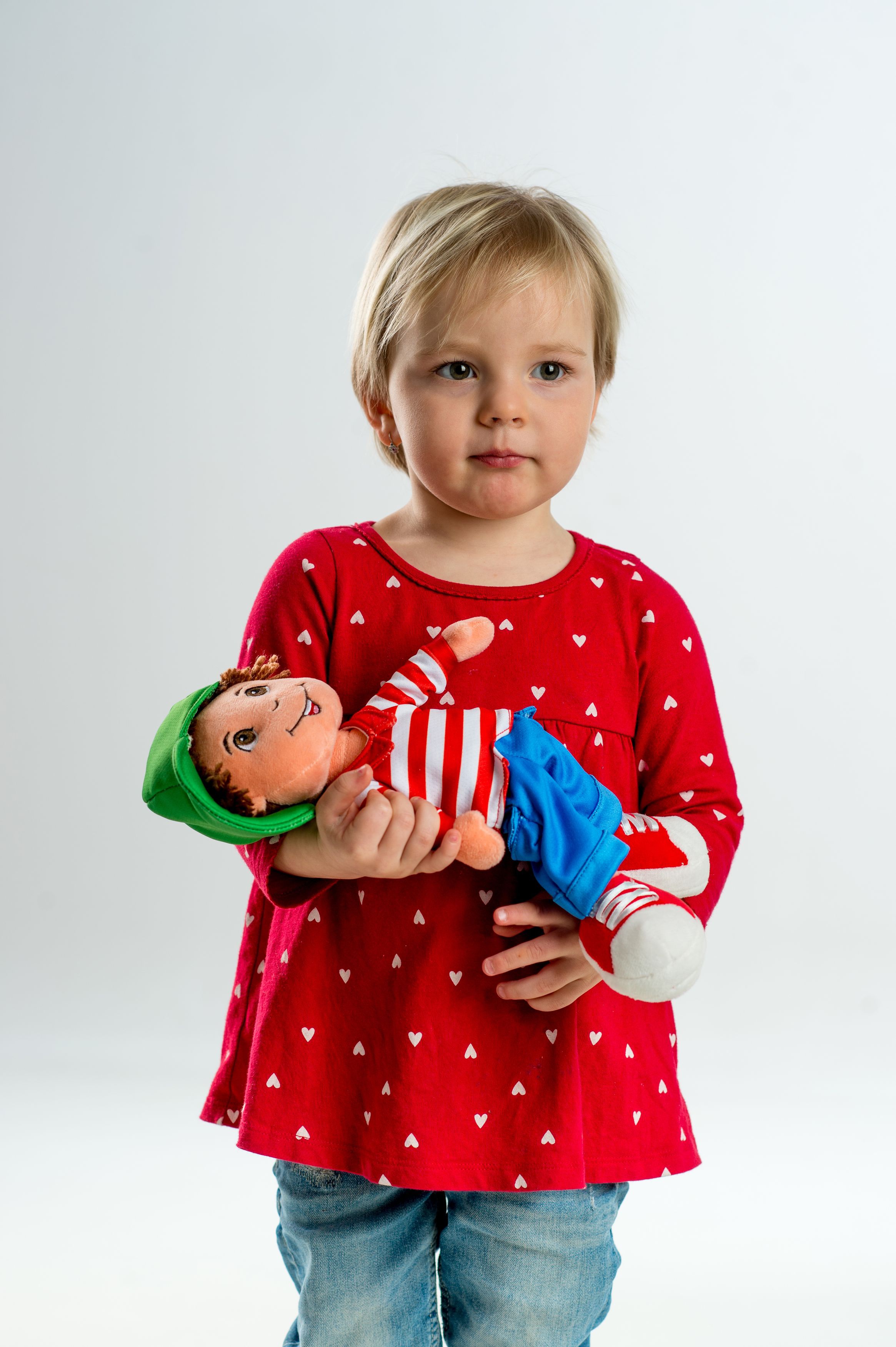 Obr&aacute;zok TEDDIES Pan&aacute;čik chlapec Honz&iacute;k handrov&yacute; ply&scaron;ov&yacute; česky hovoriaci na karte 30 cm