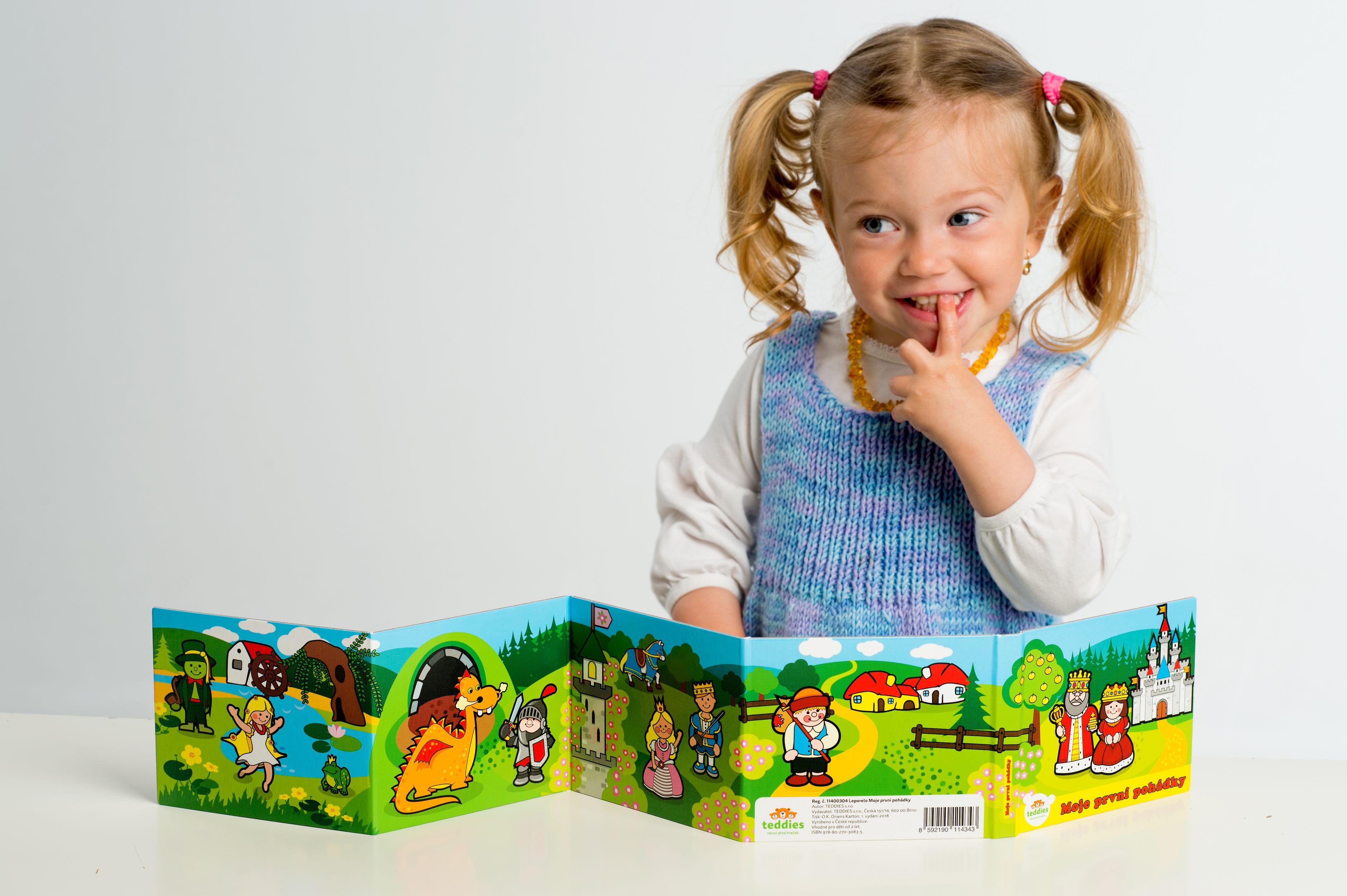 Obr&aacute;zok TEDDIES Knižka leporelo Moje prv&eacute; rozpr&aacute;vky 13,5 x 11 x 1,5 cm