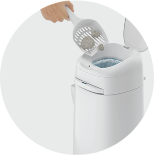 Obrázok LITTER LOCKER Kôš odpadkový Design na mačkolit (2)