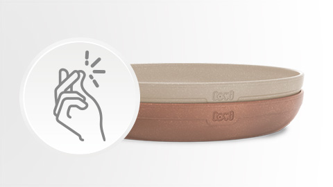 Obr&aacute;zok LOVI Tanieriky Granola 2 ks (3)