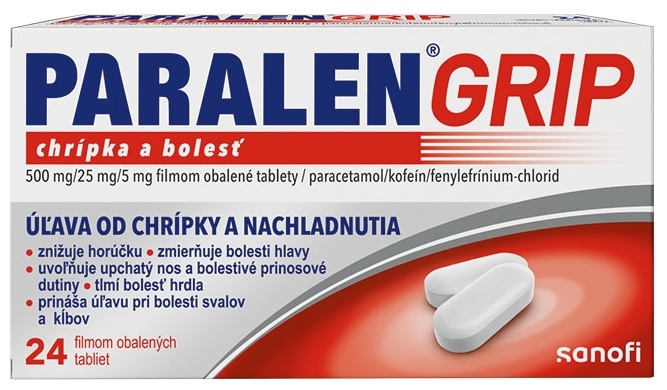 PARALEN Grip chrípka a kašeľ