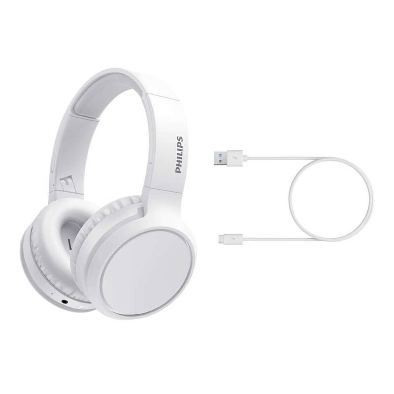 Obrázek PHILIPS TAH5205WT/00 bezdrátová sluchátka v bílé barvě