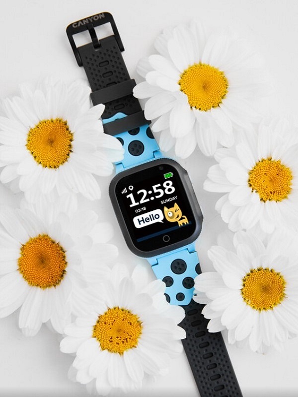 Obrázok CANYON Sandy KW-34 smart hodinky modrosivé